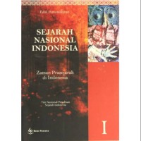 Image of Sejarah nasional indonesia I : zaman prasejarah di indonesia
